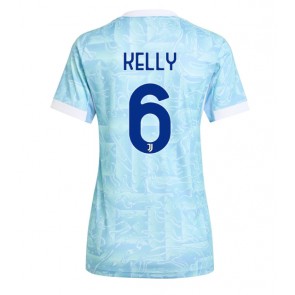 Juventus Lloyd Kelly #6 Bortatröja Kvinnor 2025-26 Kortärmad Juventus Lloyd Kelly #6 Bortatröja Kvinnor 2025-26 Kortärmad